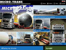 Tablet Screenshot of micro-trans.pl